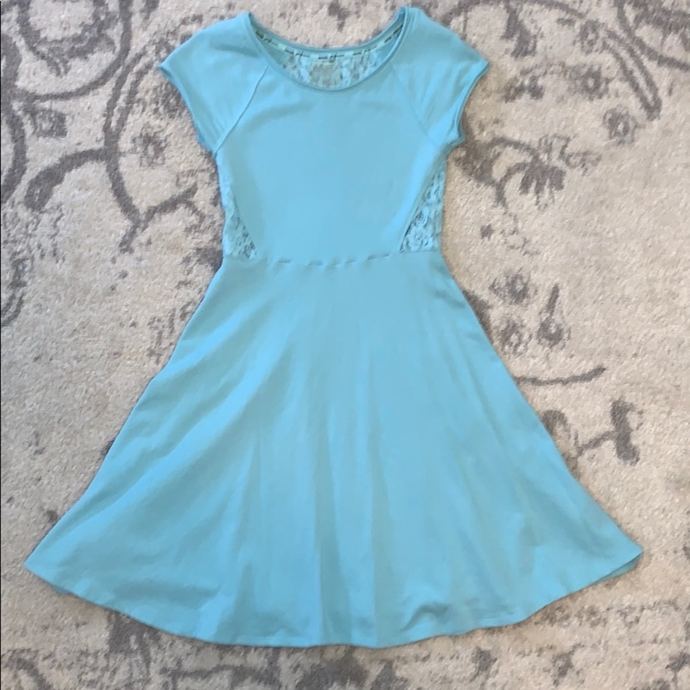 Kenzie blue lace dress